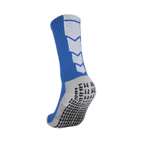 3 Pack Mens Grippy Football Socks Blue