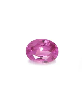 5x7MM Oval Created Pink  Shapphire