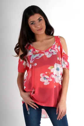 Alyssa Pink Floral Top