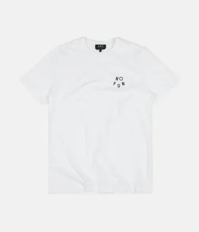 A.P.C. No Fun T-Shirt - White