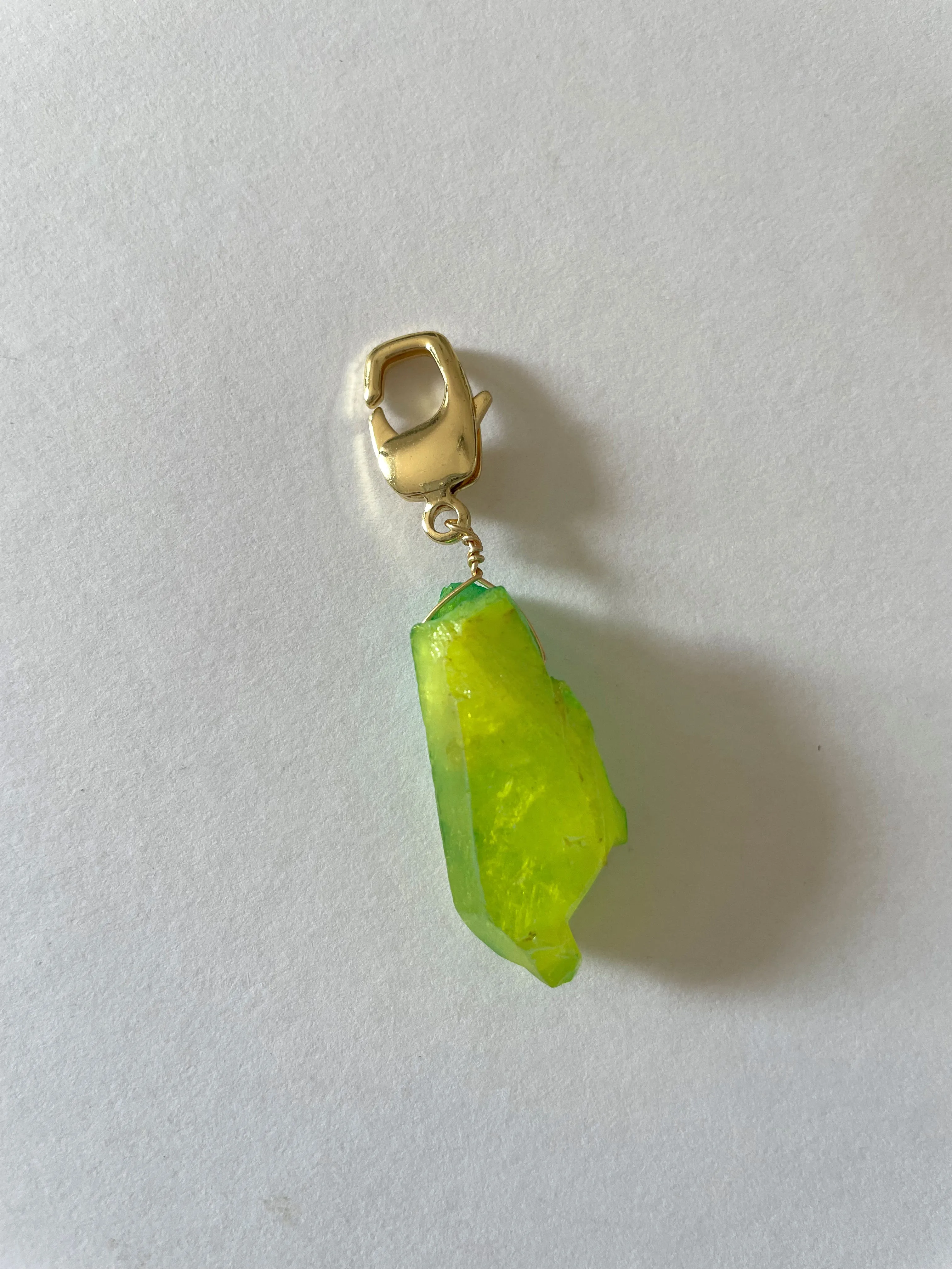 Apple green quartz add on