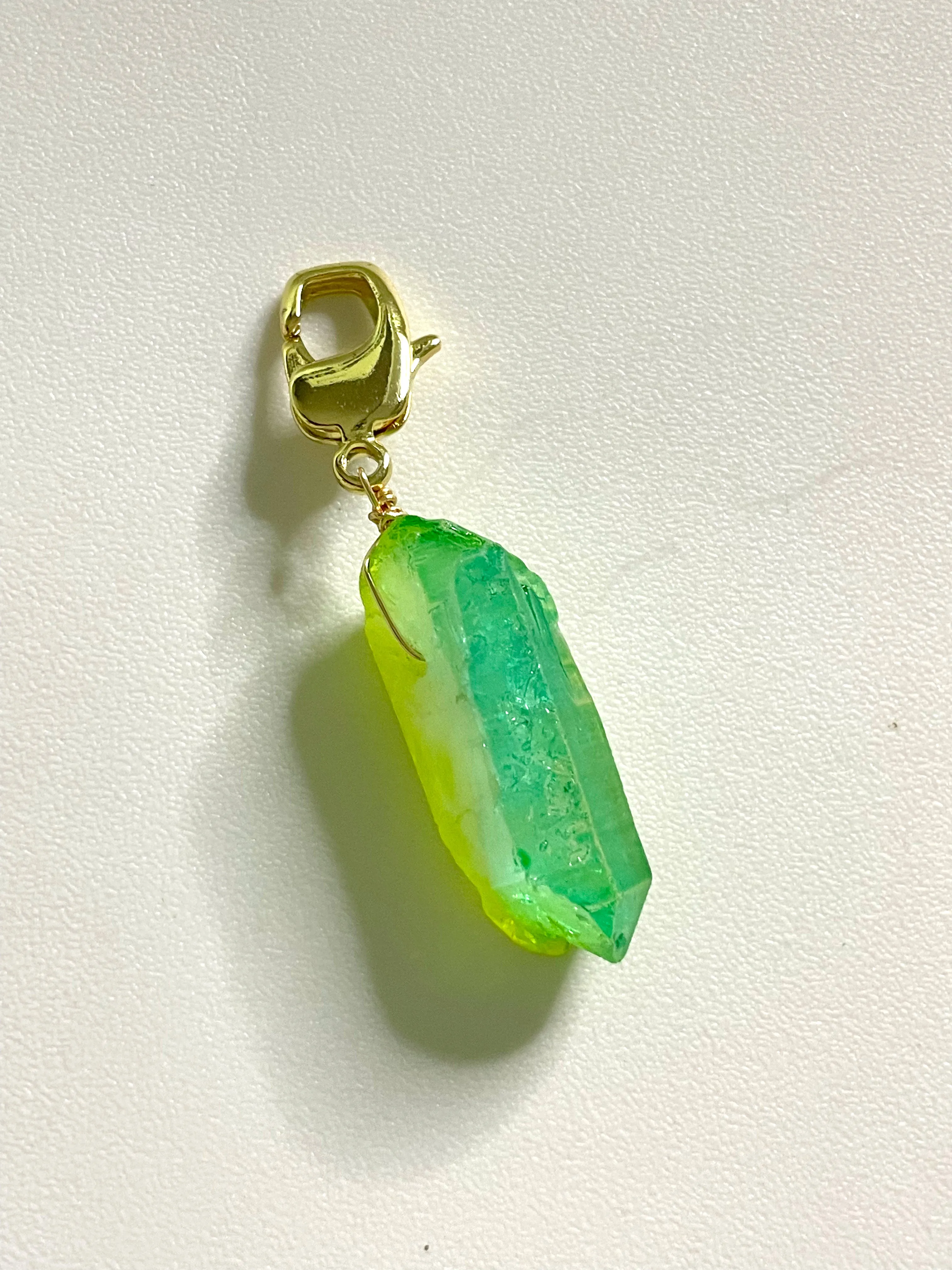 Apple green quartz add on