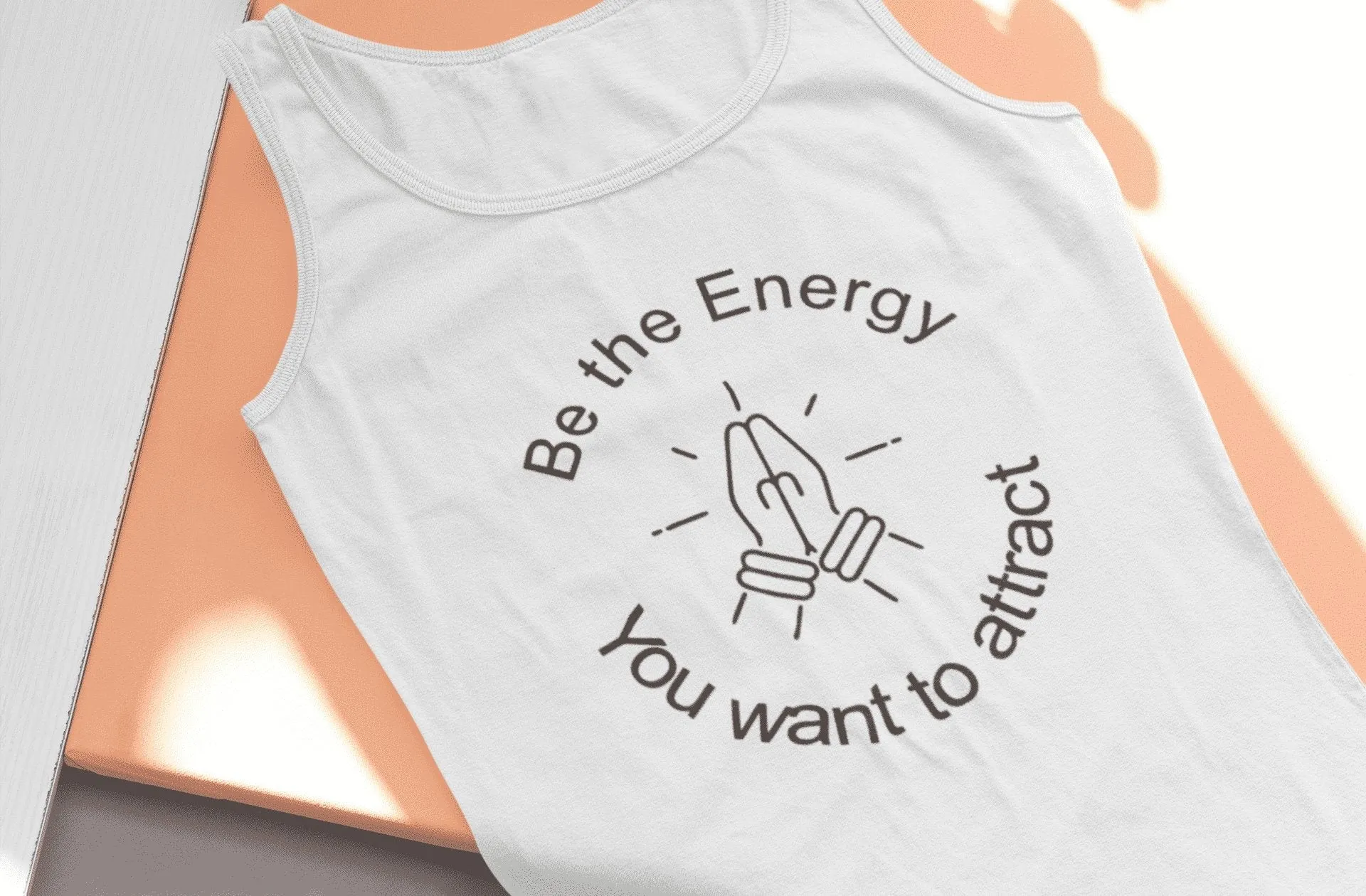 Be the energy you want to attract | Inspire Organic Ladies Tank Top