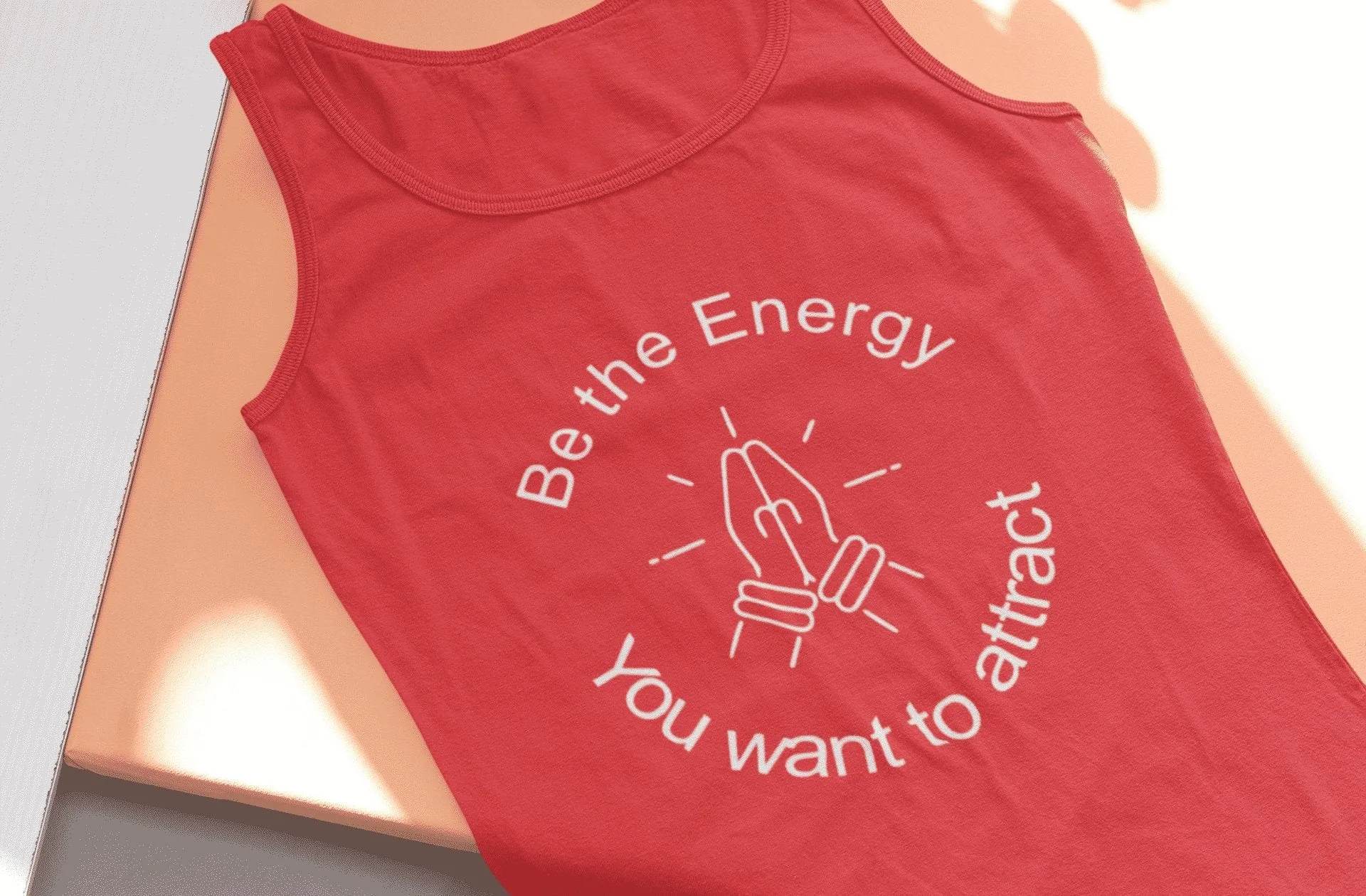 Be the energy you want to attract | Inspire Organic Ladies Tank Top