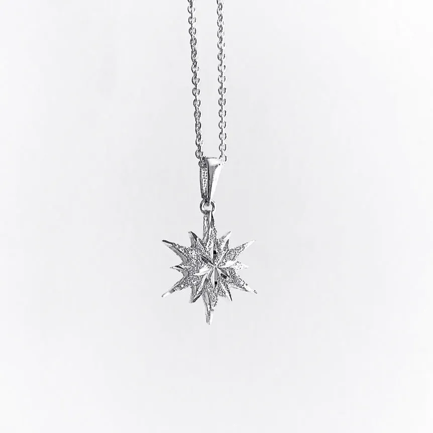 Bethlehem Star Necklace - Silver