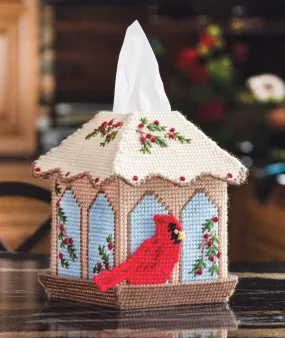 Bird Feeder Tissue Box Cover Pattern