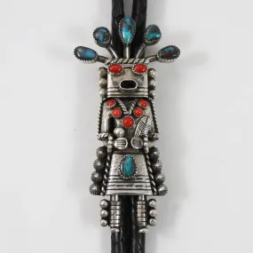 Bisbee Turquoise Yei Bola Tie