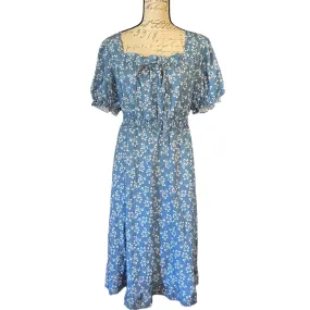 Bloomchic Blue Floral Midi Sundress Size 12