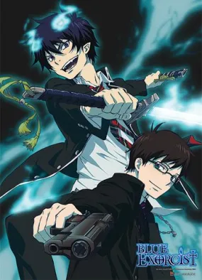 Blue Exorcist: Rin & Yukio Fabric Poster