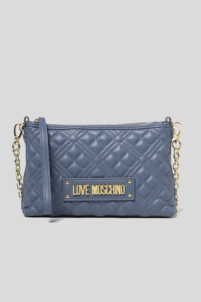 Borsa Quilted Pu - Denim