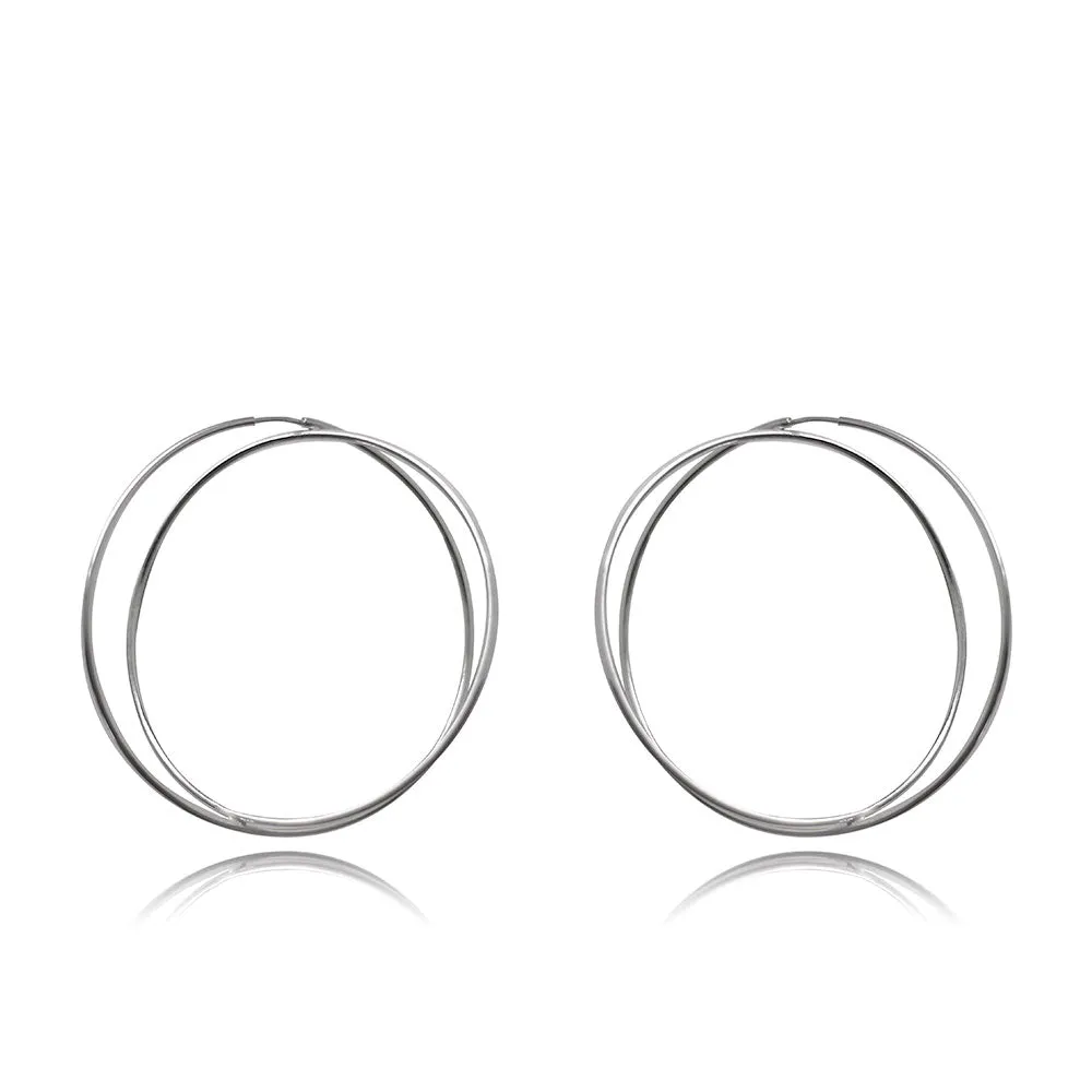 Bárbara Silver Hoops