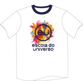 Camiseta Manga Curta Dry Fit Escola do Universo - A partir de