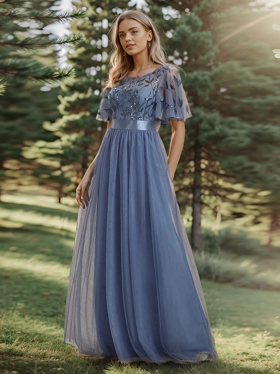 Dusty Navy Concert Dresses