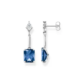 Earrings blue stone