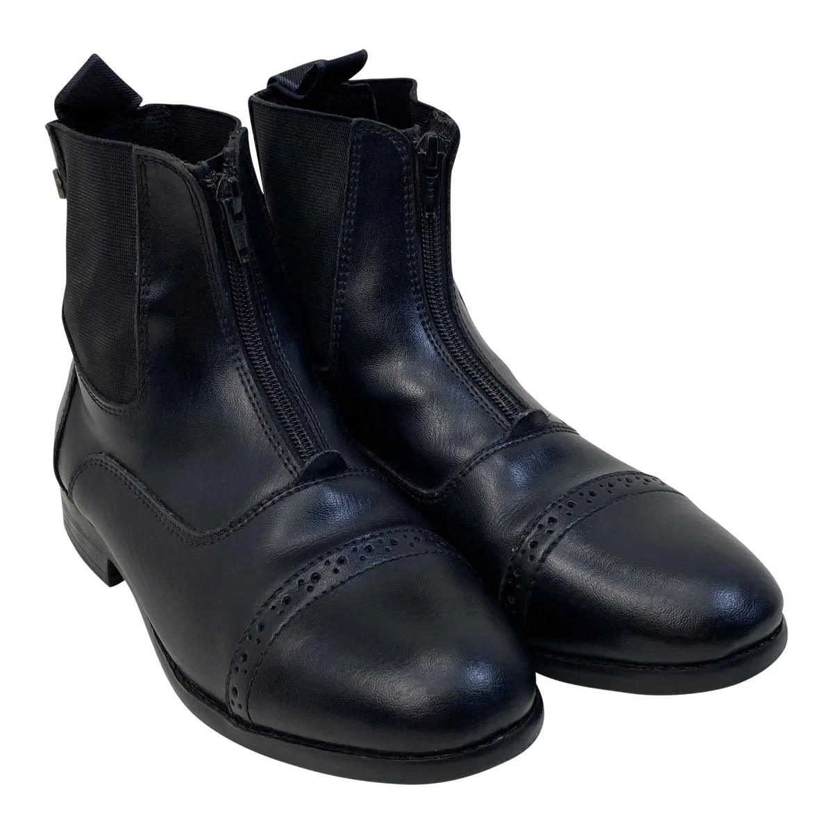 Equistar Zip Paddock Boots in Black - Children's 5