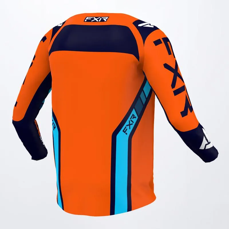 FXR Youth Clutch Pro MX Jersey Orange/Midnight