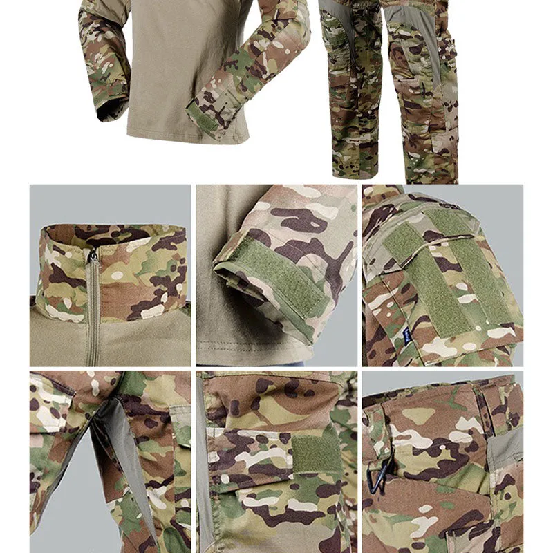 G3 frog suit tactical suit Long sleeve  training uniform camo