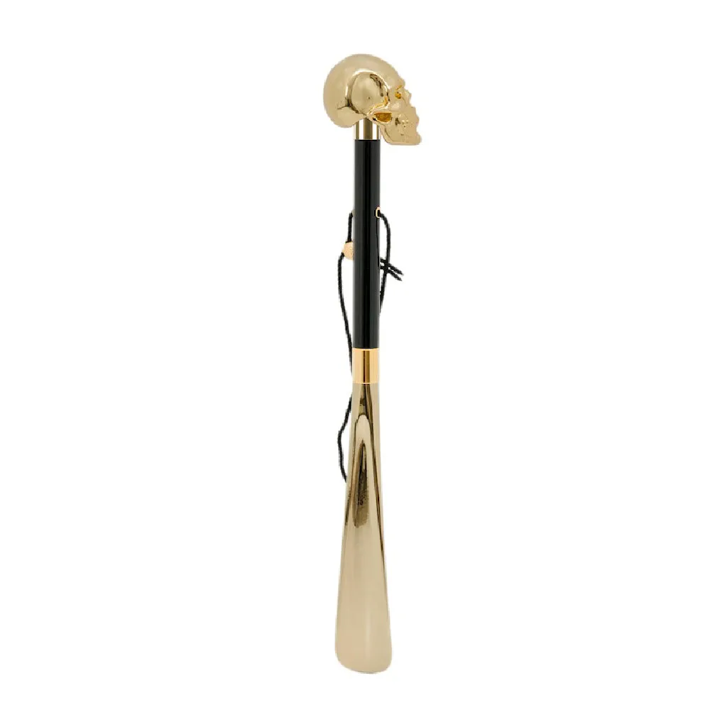 GOLD SKULL SHOEHORN