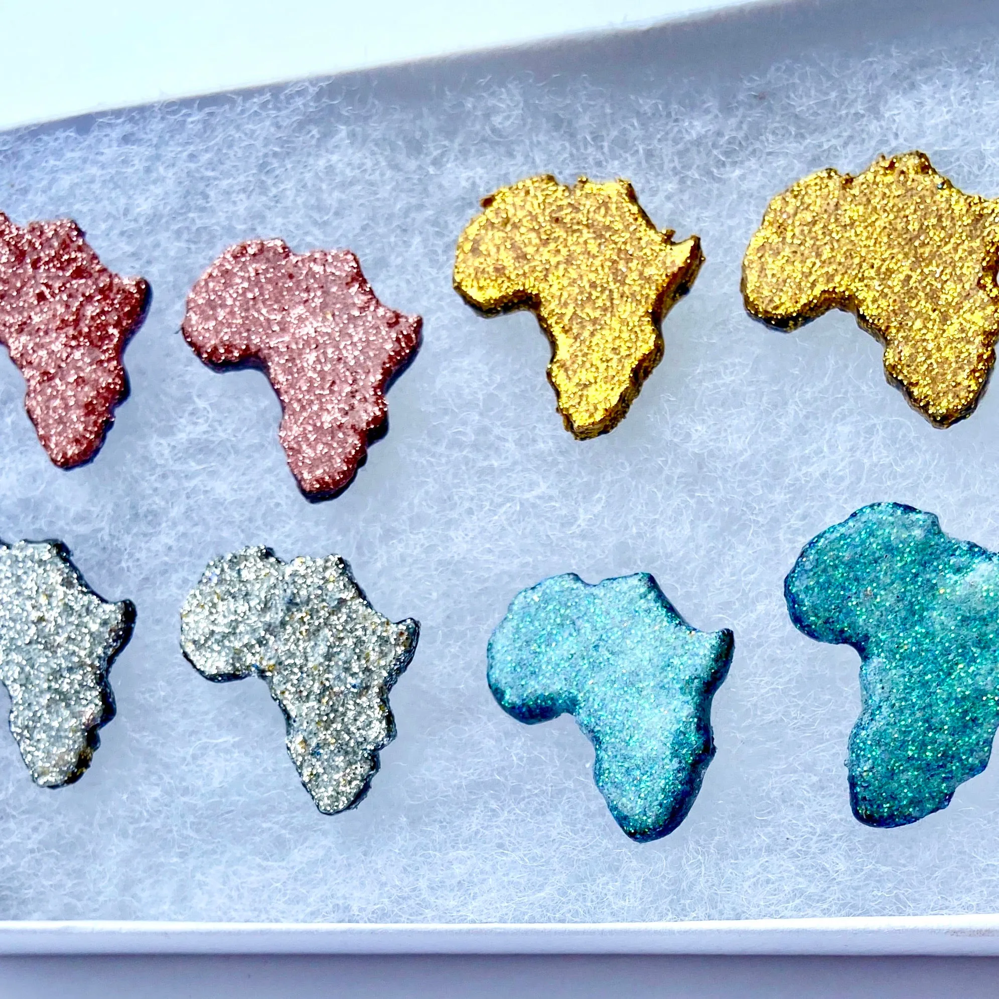 Handmade Africa Stud Earrings