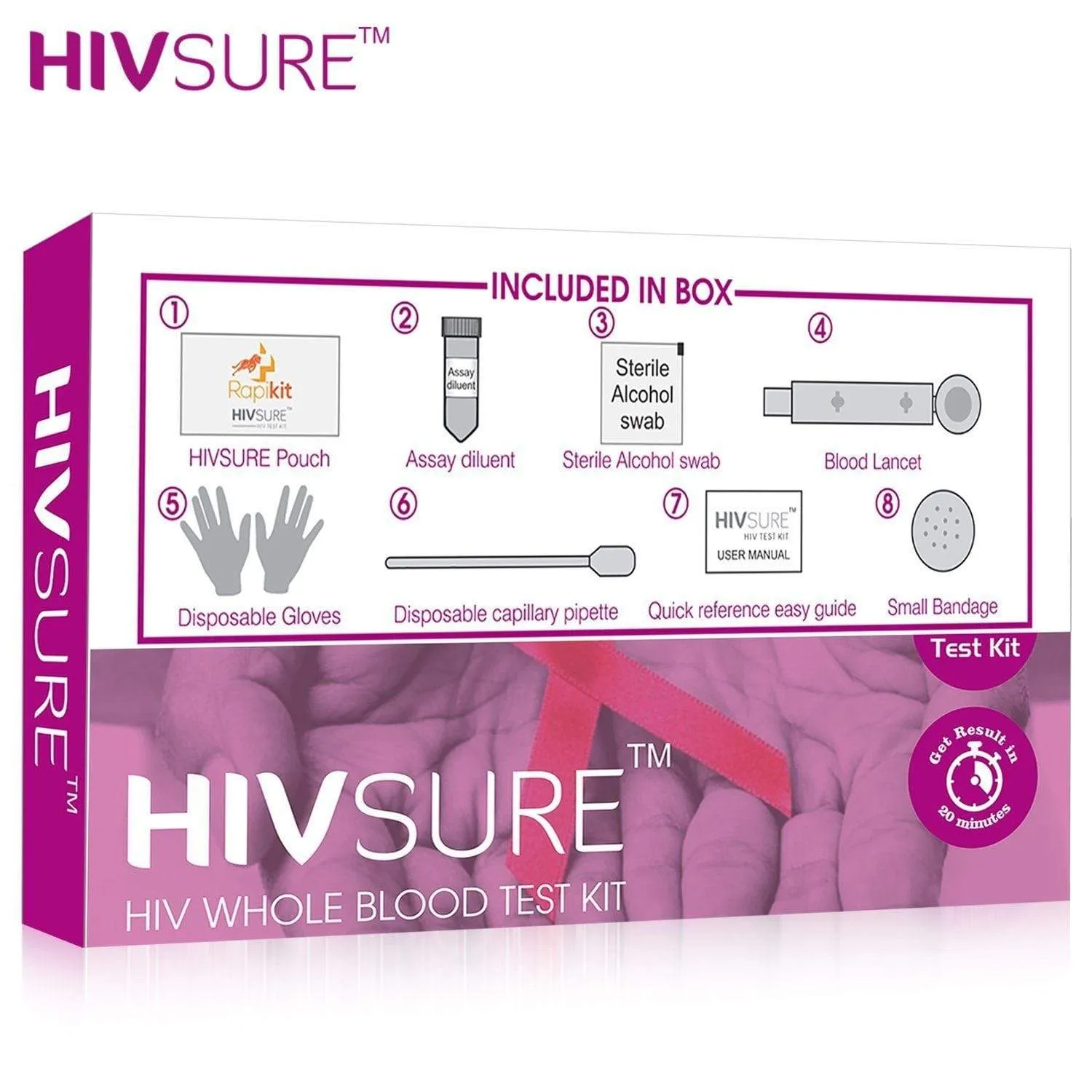 HIVSure - Easy To Use Blood Test Kit