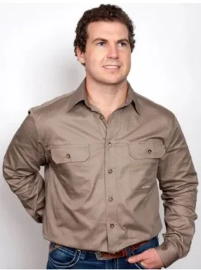 Just Country Workshirt Mens Evan Full Button