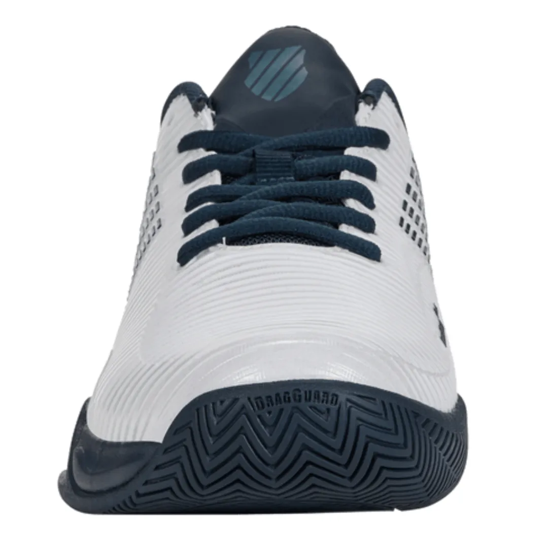 K Swiss Mens Hypercourt Supreme Tennis Shoes - White/Pond/Colonial Blue