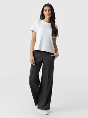 Keller Wide Leg Pant - Charcoal