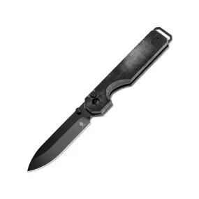 Kizer KUH 154CM Blade Button Lock Micarta Handle V3649C1 (3.19 Black)