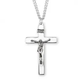 Latin Style Sterling Silver Crucifix