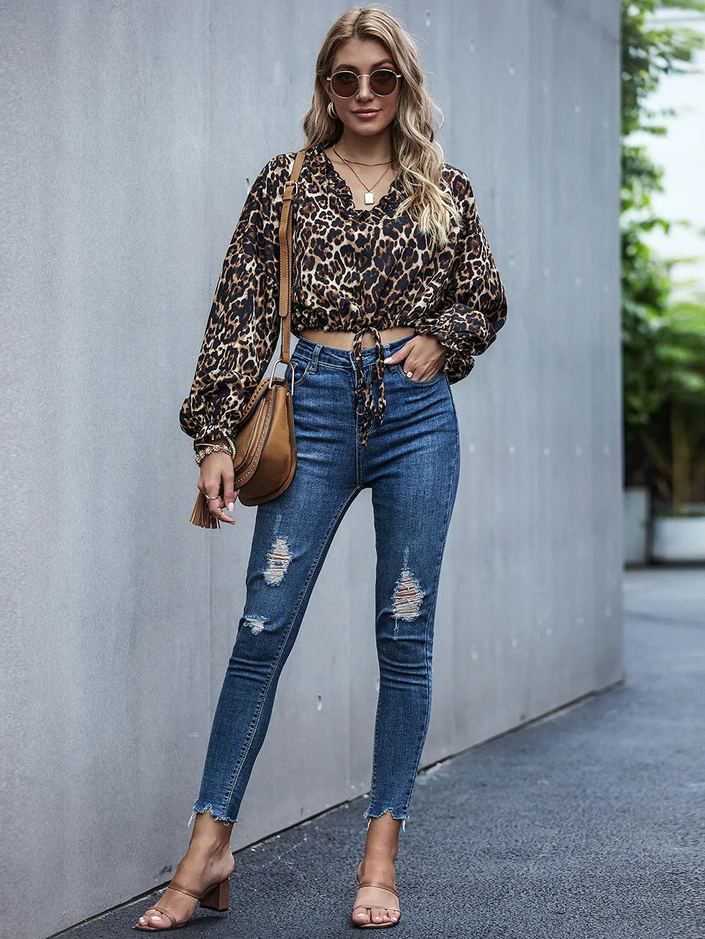 Leopard Print Top