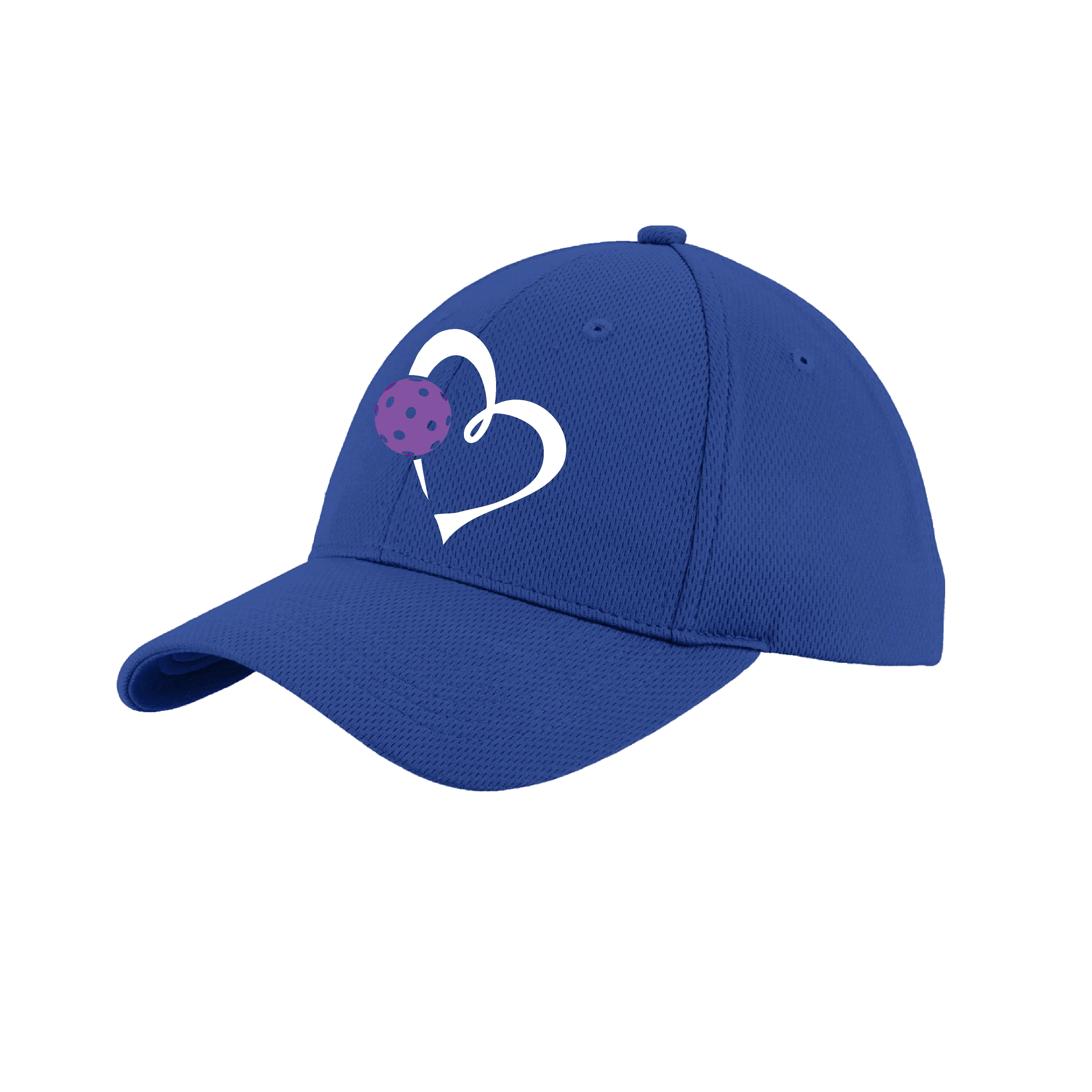 Love Pickleball (Purple) Customizable | Pickleball Hat | Moisture-Wicking 100% Polyester