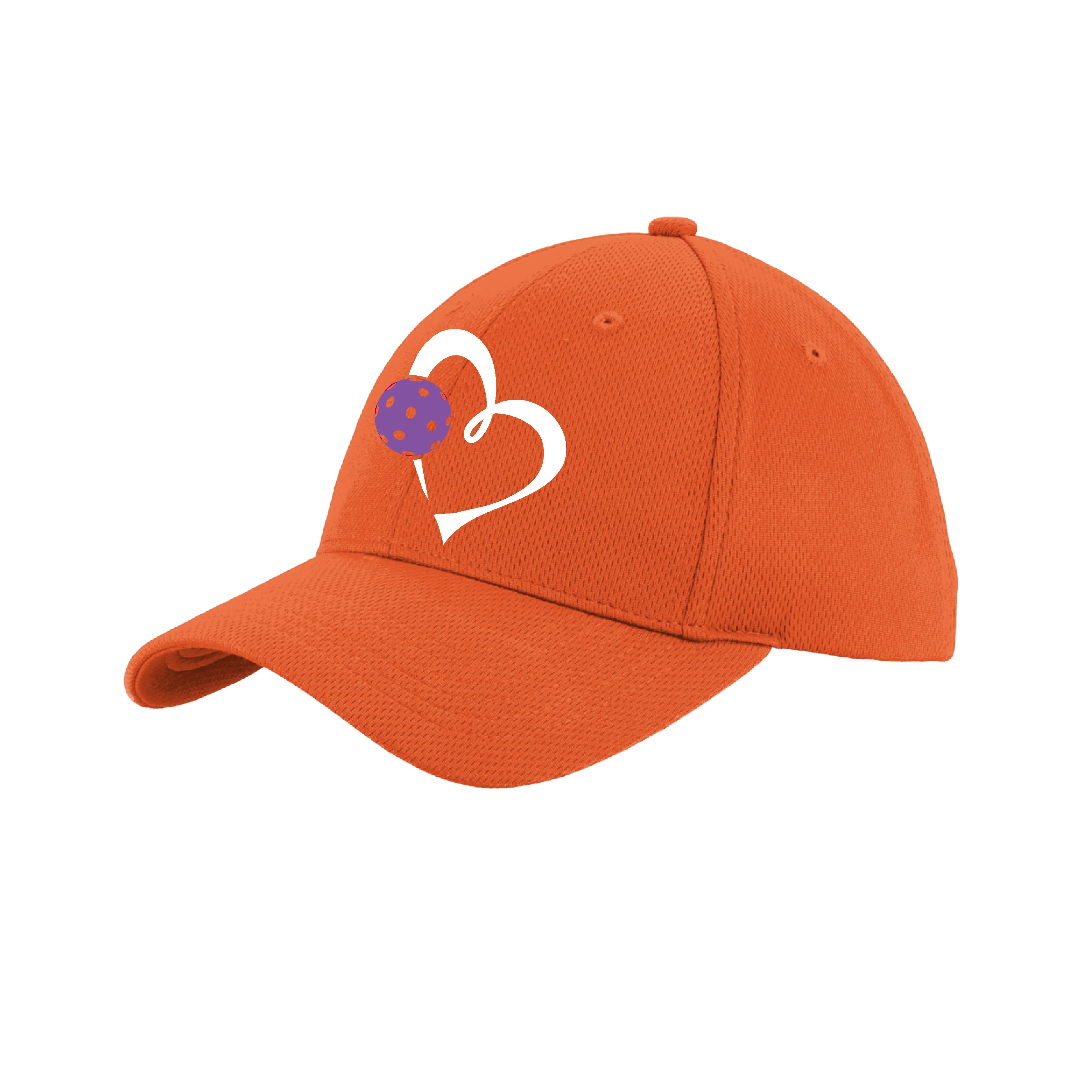 Love Pickleball (Purple) Customizable | Pickleball Hat | Moisture-Wicking 100% Polyester