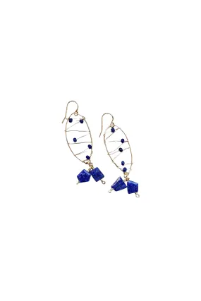 Malibu Earring in Sapphire