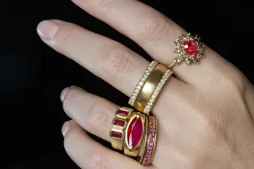 Marquise Ruby Ring