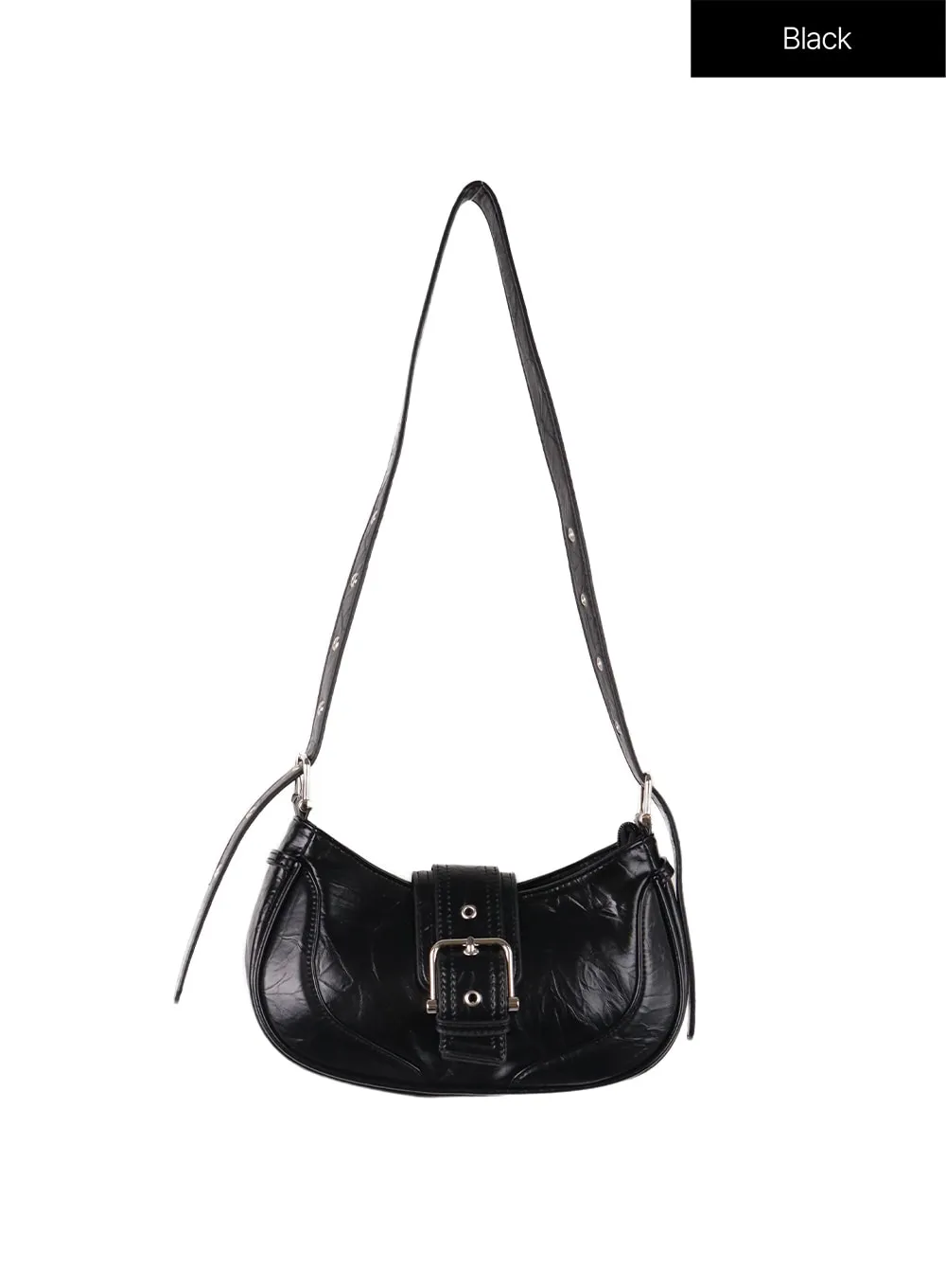 Metallic Buckle Crossbody Bag CF415