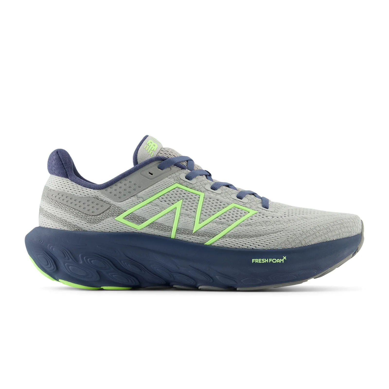 New Balance Fresh Foam X 1080v13 (Men) - Raincloud/Vintage Indigo/Bleached Lime Glo