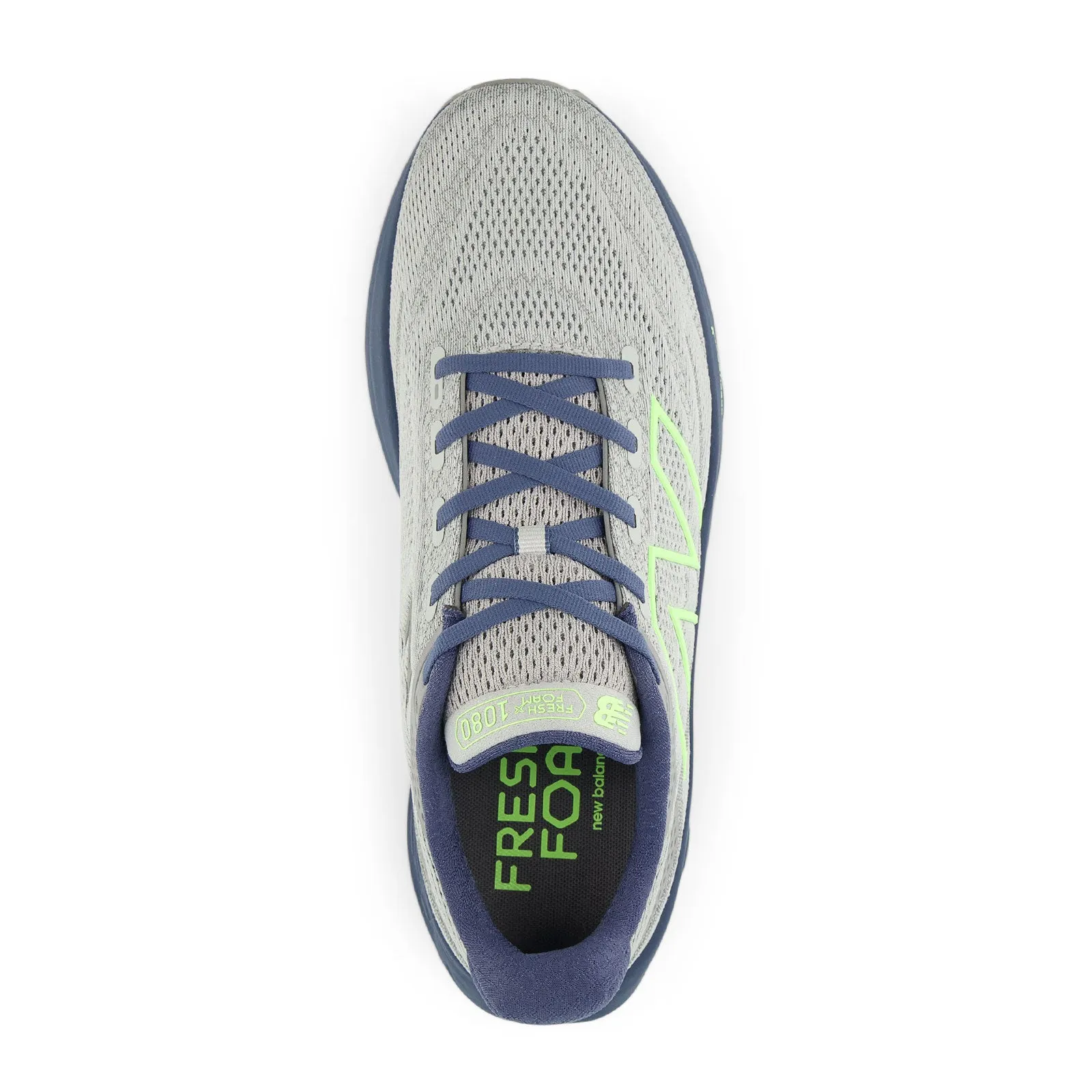 New Balance Fresh Foam X 1080v13 (Men) - Raincloud/Vintage Indigo/Bleached Lime Glo