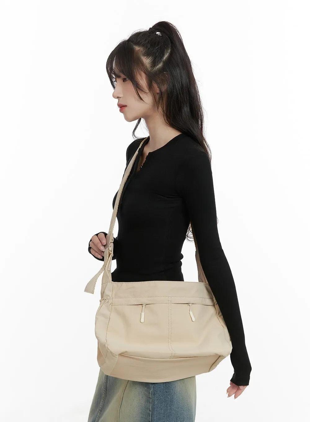 Nylon Crossbody Bag CA403