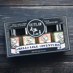 Outlaw Sample Cologne Set - A boxed set of 4 colognes to try