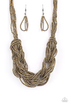 Paparazzi City Catwalk - Brass Necklace