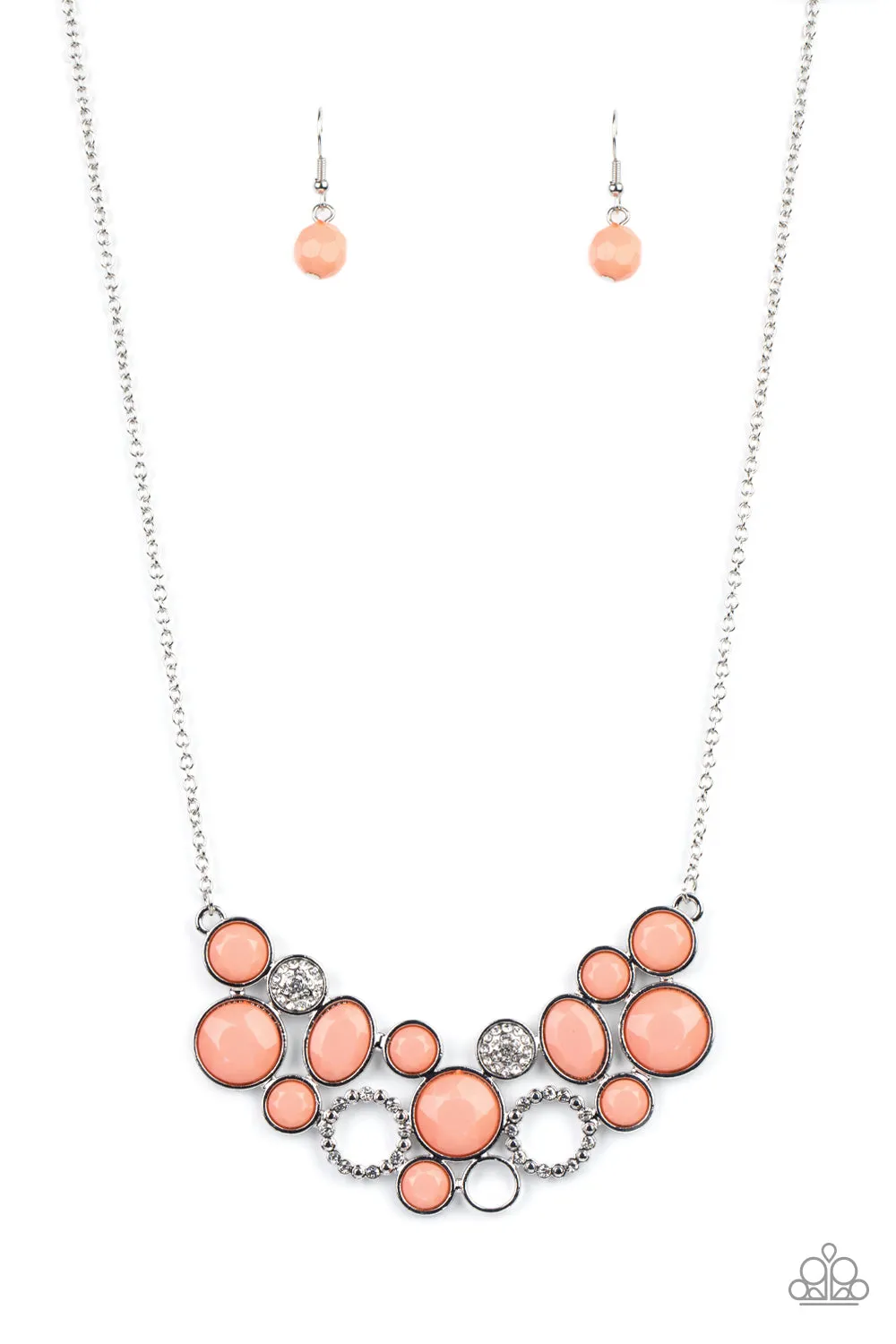 Paparazzi Necklace ~ Extra Eloquent - Orange