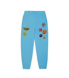 PATCHES SWEATPANTS - BLUE