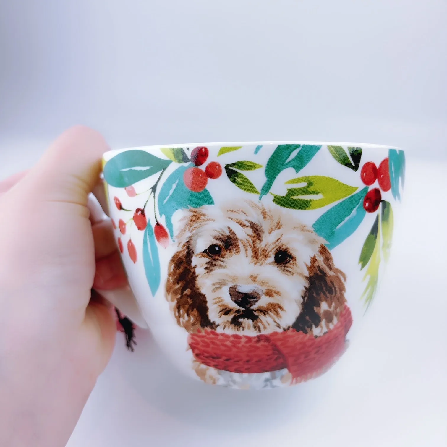 Portobello By Design Maltipoo 'Naughty Until Proven Nice' Bone China XL Coffee Mug Tea Cup 20 oz