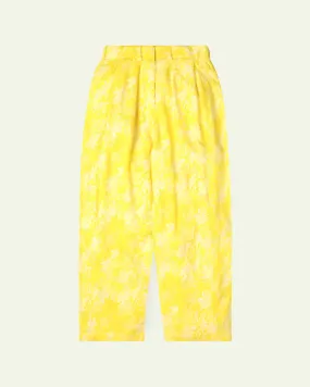 Printed Yellow Pants