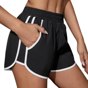 Samantha Stripes Workout Shorts