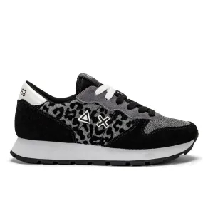 Scarpe Donna Sun68 Sneakers Ally Animalier Colore Nero - Z43205