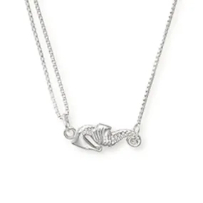 Seahorse Pull Chain Necklace