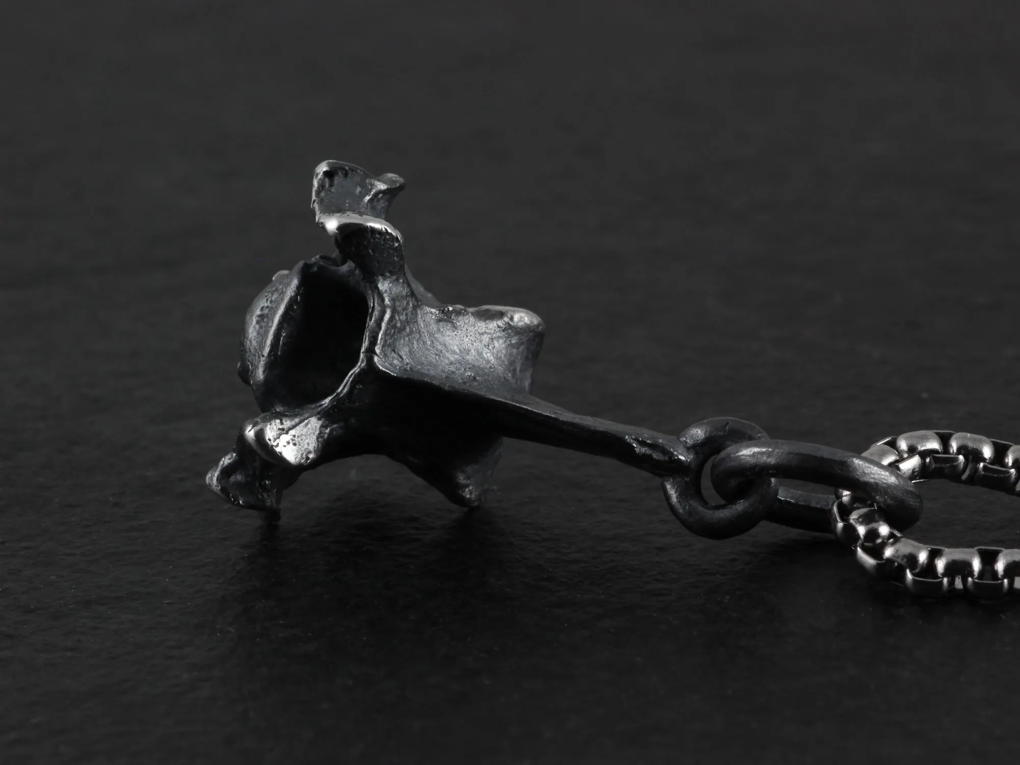 Sterling Silver Squirrel Vertebra Necklace