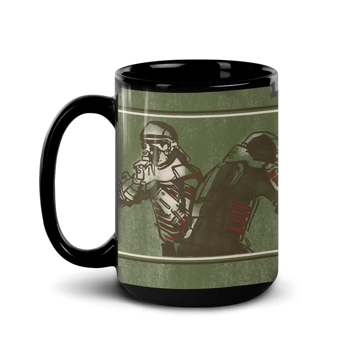 The Walking Dead Commonwealth Poster Black Mug