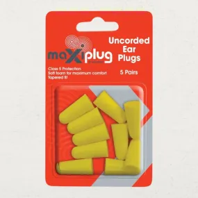 Uncorded Earplugs 5 Pair Blister Pack